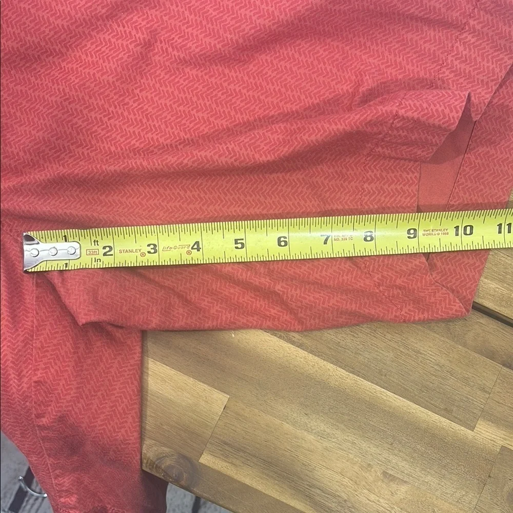 Mens JCrew Red Flat Front Casual Shorts